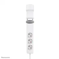 Neomounts DS22-840WH6 Regleta de sobremesa con abrazadera y puertos USB-C y USB-A