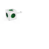 Allocacoc PowerCube Extended Type E base múltiple 1,5 m 5 salidas AC Interior Verd
