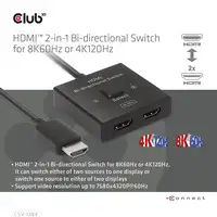 CLUB3D CSV-1384 interruptor KVM