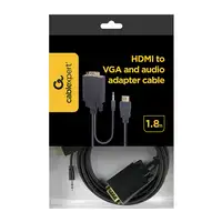 Gembird A-HDMI-VGA-03-6 adaptador de cable de vídeo 1,8 m HDMI tipo A (Estándar) V