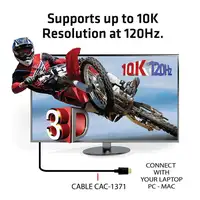 CLUB3D Ultra High Speed HDMI 4K120Hz, 8K60Hz Certified Cable 48Gbps M/M 1 m/3.28 f