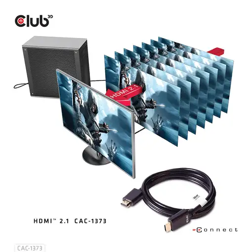 CLUB3D cac-1373 cable HDMI 3 m Negro
