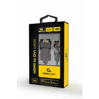 Gembird CC-HDMI-DVI-4K-6 adaptador de cable de vídeo 1,8 m HDMI tipo A (Estándar)