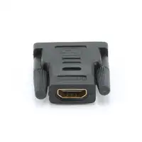 Gembird A-HDMI-DVI-2 cambiador de género para cable Negro