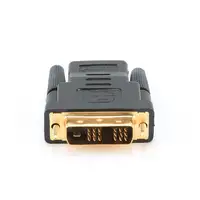 Gembird A-HDMI-DVI-2 cambiador de género para cable Negro