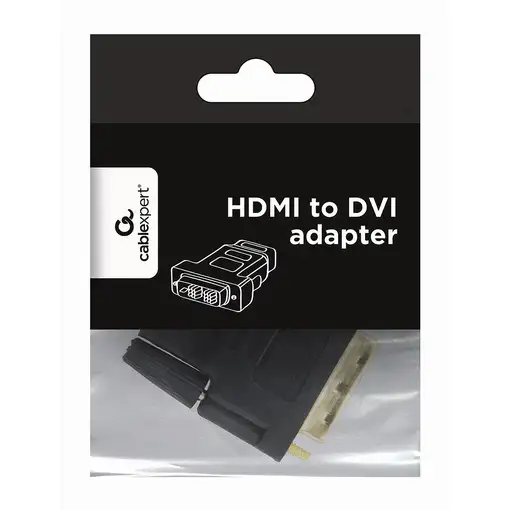 Gembird A-HDMI-DVI-2 cambiador de género para cable Negro