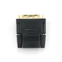 Gembird A-HDMI-DVI-2 cambiador de género para cable Negro