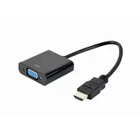 Gembird A-HDMI-VGA-04 adaptador de cable de vídeo 0,15 m VGA (D-Sub) HDMI tipo A (