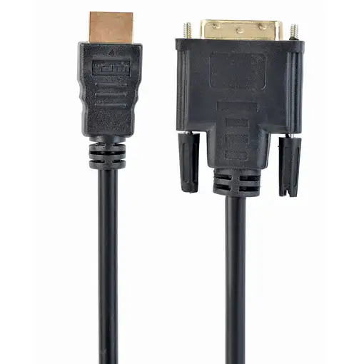 Gembird 1.8m, HDMI/DVI, M/M 1,8 m DVI-D Negro