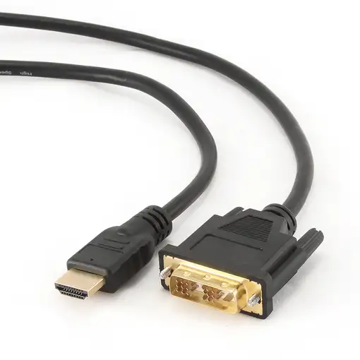 Gembird 1.8m, HDMI/DVI, M/M 1,8 m DVI-D Negro