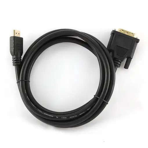 Gembird 1.8m, HDMI/DVI, M/M 1,8 m DVI-D Negro