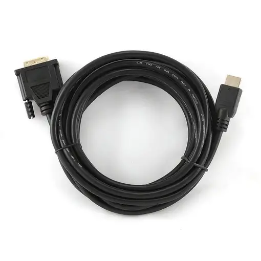 Gembird 5m, HDMI/DVI, M/M DVI-D Negro