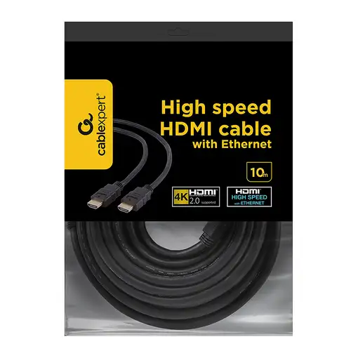 Gembird 10m HDMI M/M cable HDMI HDMI tipo A (Estándar) Negro