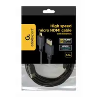 Gembird 4.5m HDMI-M/micro HDMI-M cable HDMI 4,5 m HDMI tipo A (Estándar) HDMI tipo