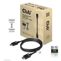 CLUB3D Ultra High Speed HDMI 4K120Hz, 8K60Hz Certified Cable 48Gbps M/M 2 m / 6.56