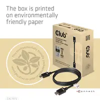 CLUB3D Ultra High Speed HDMI 4K120Hz, 8K60Hz Certified Cable 48Gbps M/M 2 m / 6.56