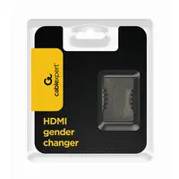 Gembird A-HDMI-FF cambiador de género para cable Negro