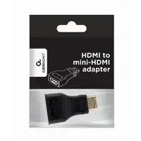 Gembird A-HDMI-FC cambiador de género para cable mini-HDMI Negro