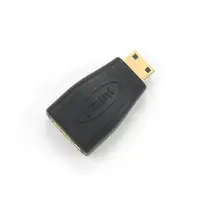 Gembird A-HDMI-FC cambiador de género para cable mini-HDMI Negro
