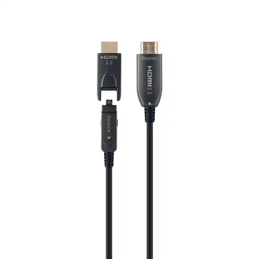 Gembird CCBP-HDMID-AOC-20M cable HDMI HDMI tipo A (Estándar) Negro