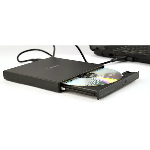 Gembird DVD-USB-04 unidad de disco óptico DVD±RW Negro