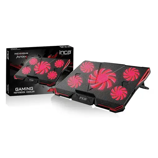 Inca INC-611GMS almohadilla fría 43,2 cm (17") Negro, Rojo