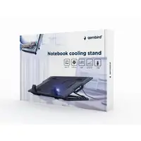 Gembird NBS-1F17T-01 almohadilla fría 43,2 cm (17") 1500 RPM Negro