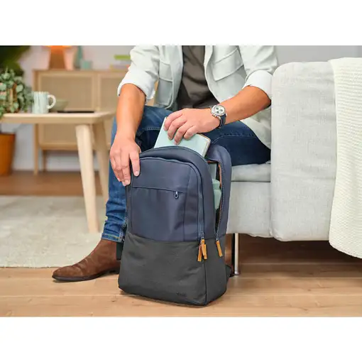 Trust Lisboa 40,6 cm (16") Mochila Azul