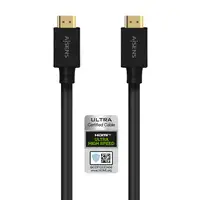 AISENS Cable HDMI V2.1 Ultra Alta Velocidad / Hec 8K@60Hz 48Gbps, A/M-A/M, Negro,
