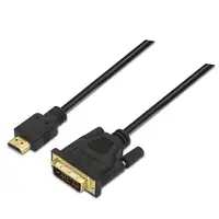 AISENS A117-0090 adaptador de cable de vídeo 1,8 m HDMI tipo A (Estándar) DVI 18+1