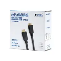 Nanocable CABLE HDMI V1.4 (ALTA VELOCIDAD / HEC) CON REPETIDOR, A/M-A/M, 20 M