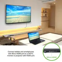 Techly 3.0m HDMI 1.4a/Micro HDMI D cable HDMI 3 m HDMI tipo A (Estándar) HDMI tipo