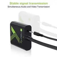Techly HDMI - VGA+3.5mm M/F 0,15 m Negro
