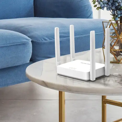 Mercusys AC10 router inalámbrico Ethernet rápido Doble banda (2,4 GHz / 5 GHz) Bla