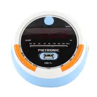 Radio despertador FM USB con proyector doble alarma LE PETIT PRINCE 477342