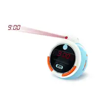 Radio despertador FM USB con proyector doble alarma LE PETIT PRINCE 477342