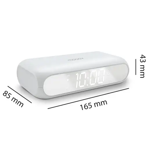 Despertador Digital con Carga por Inducción 10W 477354 Mooov