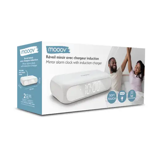 Despertador Digital con Carga por Inducción 10W 477354 Mooov
