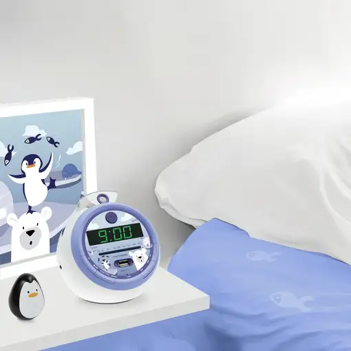Radio Reloj Despertador Digital para niños con proyector Metronic 477344