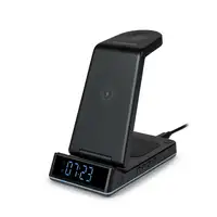 Reloj despertador con estación carga inalámbrica compatible Apple Thomson CL750IA
