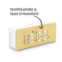 Despertador Digital de Bambú Natural Elegancia confort funcionalidad 477316 Mooov