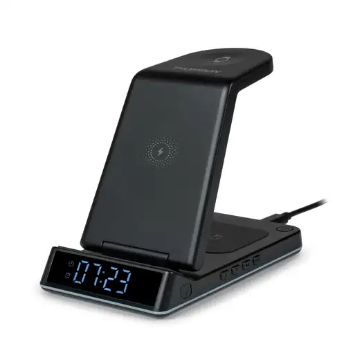 Reloj despertador con carga inalámbrica Compatible Android Thomson CL750IS