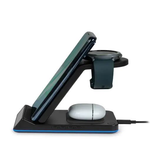 Reloj despertador con carga inalámbrica Compatible Android Thomson CL750IS