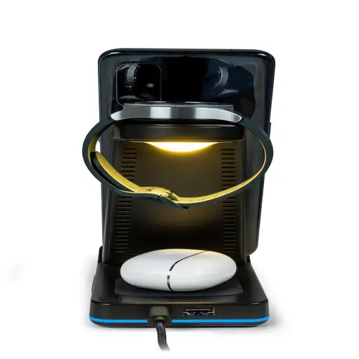 Reloj despertador con carga inalámbrica Compatible Android Thomson CL750IS