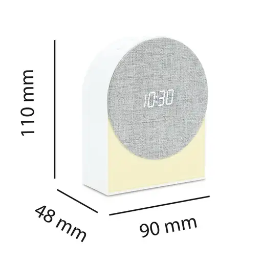 Despertador Digital 4 en 1  con ruido blanco ayuda para dormir 477355 Mooov