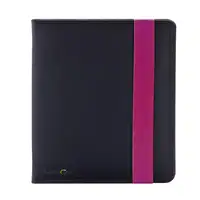 Ziron LY015 funda para tablet 20,3 cm (8") Folio Negro, Púrpura