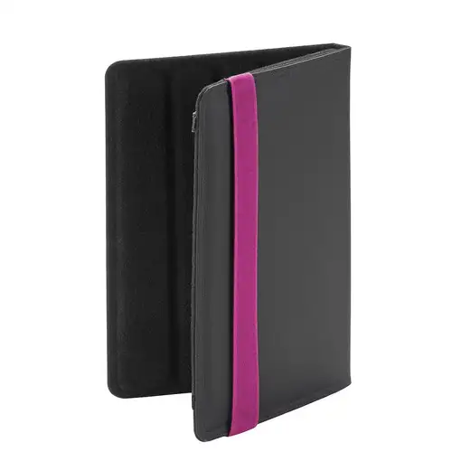 Ziron LY015 funda para tablet 20,3 cm (8") Folio Negro, Púrpura