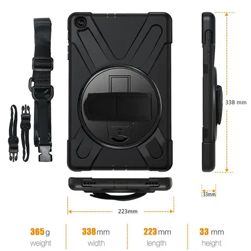 eSTUFF ES681840-BULK funda para tablet 25,6 cm (10.1") Negro
