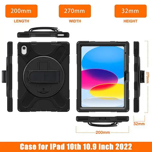 eSTUFF ES683300-BULK funda para tablet 27,7 cm (10.9") Negro