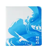 Ziron ZR112 funda para tablet 20,3 cm (8") Folio Azul, Blanco